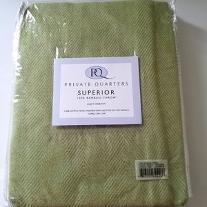 Private Quarters bamboo throw